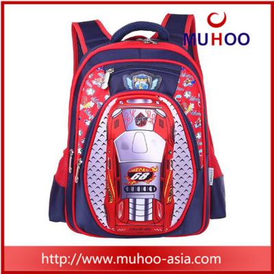 China 3D Cartoon Blue School Bag School Backpacks for Kids for sale