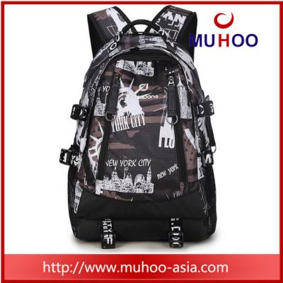 China Black waterproof oxford duffle carry bag travel backpacks sports bag for outdoor for sale