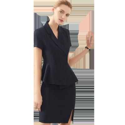 China Other Suits High Quality OEM OBM Work Wear Custom Skirt Sets Good Price Small Quantity Three Colors Skirt Suit For Woman for sale