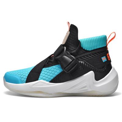 China Cushioning 2021 Cheap Wholesale Breathable Upper Basketball Shoes High Top Sports Shoes For Men for sale