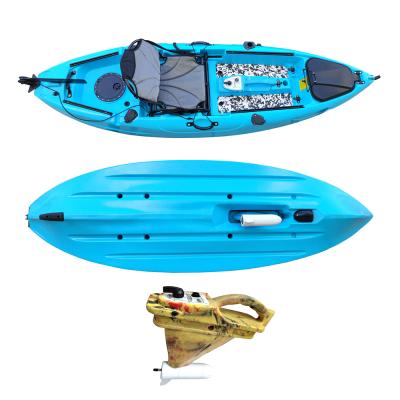 China LLDPE Kayak Electric Motor Single Kayak 8.8FT Fishing Length for sale