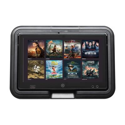 China 2 Earphone Jack 10 Inch 9 Inch Android Monitor Hd Bus Monitor For Bus And Train Vod Entertainment System for sale