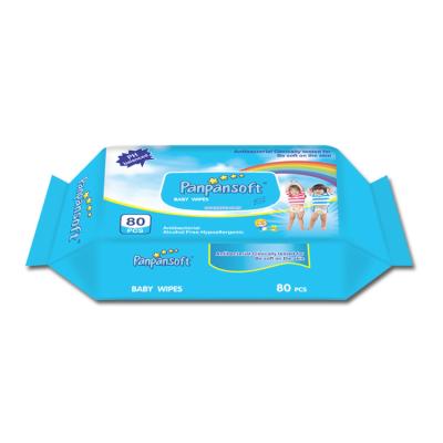 China SKIN CARE Mother Care Kids Skin Care Wet Tissue Hot Sale OEM Price Cleaning Wet Paper for sale