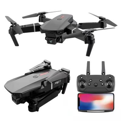 China E88 Headless Mode Folding UAV 4K Dual Camera HD Aerial Photography Four Axis Aircraft E525 Fixed Altitude Remote Control Aircraft for sale