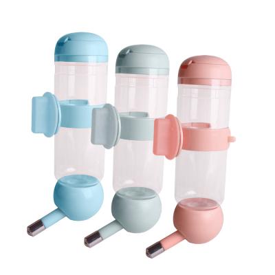 China 350Ml 550Ml Dog Automatic Portable Travel Bottle Plastic Water Bottle For Pet for sale