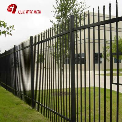 China Easily Assembled Residential Galvanized Tubular Steel Garrison Fence for sale