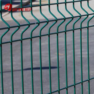 China Easily Assembled European Standard Rigid Wire Mesh Fence Panel Triangle 3d Fence Panel for sale