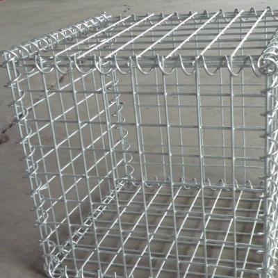 China Gabions 5mm Construction 50x50mm Welded Galvanized Gabion Baskets for sale