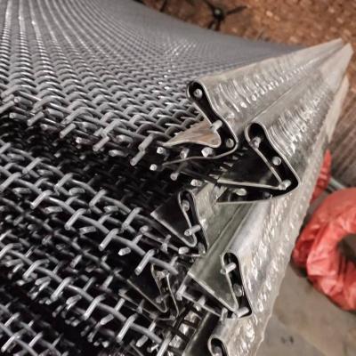 China Chinese Wholesale Manufacturer Plain Weave Steel Mining Screen 65mn Vibrating Crusher Screen Mesh for sale