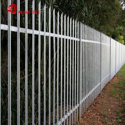 China Easily Assembled Waterproof Steel Security Palisade Fencing Low Carbon Steel Wire Material for sale