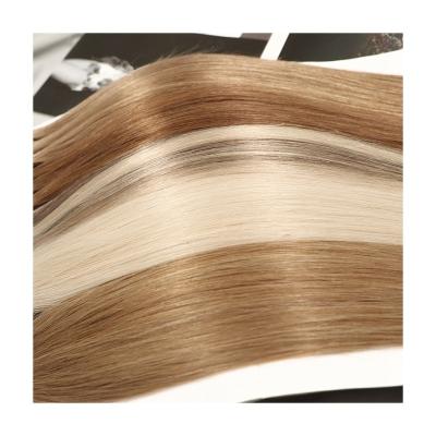 China European High Quality Silky Straight Wave Hair Double Drawn Tape In Hair Extension for sale