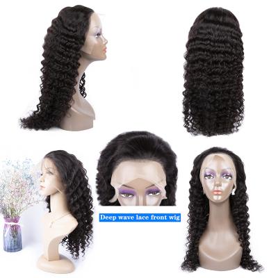 China Special Hot Selling Real Hair Silky Straight Wave Wavy Curly Lace Front Wig HD Transparent Swiss Body Lace Wig for sale