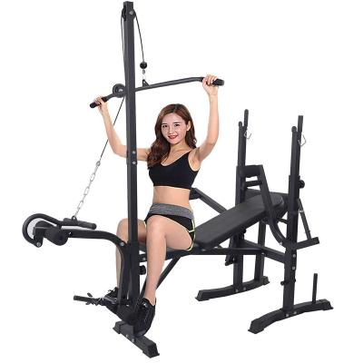 China Indoor Complete Power Training Bench Press And Squat Stand Gym Equipment Attachment for sale