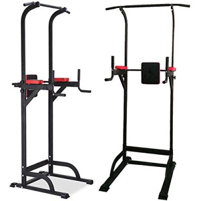 China ZYFIT Universal Hot Sale Gym Home Gym Equipment Adjustable Multifunctional Strength Fitness Power Tower Pull Up Dip Bar Station for sale