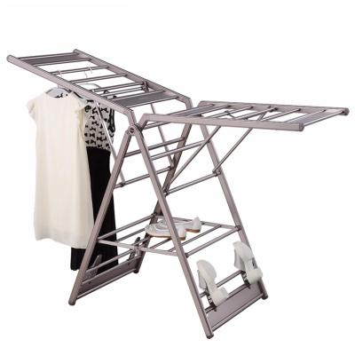 China Folding Cloth Dryer Rack Laundry Hanger Rack For Drying Clothes for sale