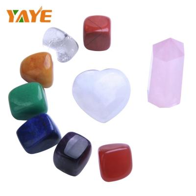 China Europe Wholesale 6pcs Chakra Healing Stones Loose Chakra Stones Set Holistic Healing Stones for sale