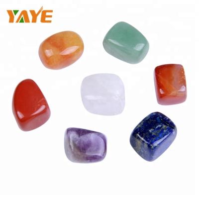 China Europe Natural Crystal 7 Chakra Tumbled Stone for sale