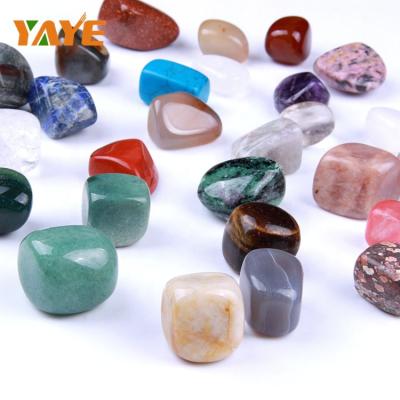 China Europe Wholesale Bulk Natural Color Polished Mixed Gemstone/Reiki Healing Semi Precious Gemstones Tumbled Stones for sale