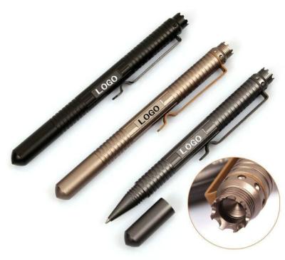 China Newest Arrival Dcolor Tactical Pen OEM Logo Defense Pen Metal Tactical Ballpoint Pen for sale