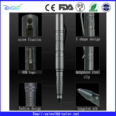 China Self-defense/listing/broken window tactical pen wholesale military seed tungsten defense tactical pen with gift box for sale