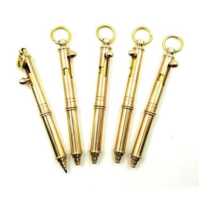 China Creative Brass Machine Gun Pen New Gift OEM Gift Copper Pen For Sale for sale