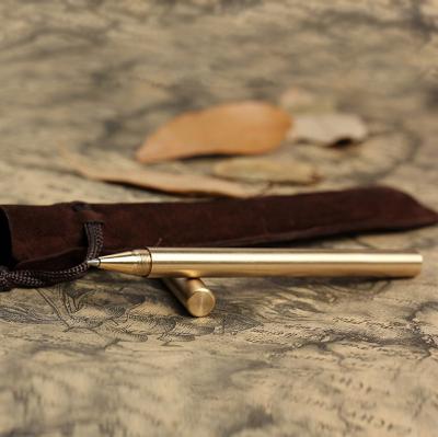 China Gift OEM Pen Brass Metal Copper Ballpoint Pen For Gift for sale