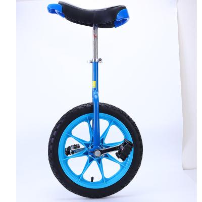 China Steel Unicycle 16 Inch Wheel Unicycle Children Unicycle One Wheel Bike OEM ABS Factory for sale