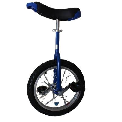 China Flat Earth 18 Inch Unicycle Steel Frame Exercise Unicycle Alloy Rim Outdoor Unicycle With CE for sale