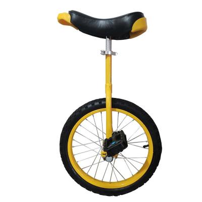 China Hot sale wholesale one wheel unicycle steel bicycle for kid and adult one wheel bicycle fork unicycle steel balance bike for sale