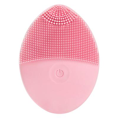 China 2020 NEW Silicone Face Brush Mini Electric Massage Waterproof Facial Brush Soft Deep Cleansing Detergent Deep Cleansing Brush for sale