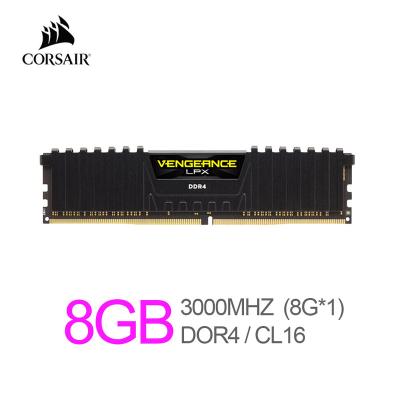 China Corsair's Revenge LPX 8GB (1 X 8GB) DDR4 3000 (PC4-24000) C16 1.35V Desktop Memory Black for sale