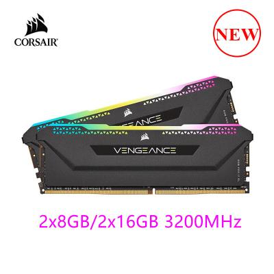 China 288 Pro SL 2x8GB 2x16GB DDR4 3200MHz C16 1.35V Pin Corsair Vengeance RGB Desktop Memory - Black for sale