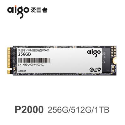 China aigo P2000 M.2 internal solid state laptop hard disk drive ssd 256GB 512GB 1TB nvme pcie disk HDD HDD PC desktop disk thumb for sale