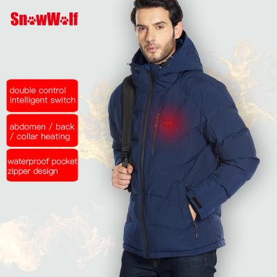 China Men's Breathable Heated Thermal Hoodie Coat USB Warm Jacket Jacket Heated Clothing Men's Heating Clothing For Winter Warm for sale