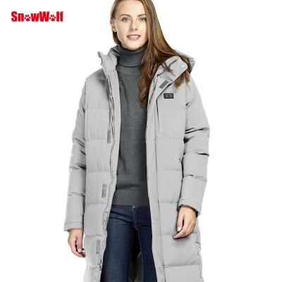 China Electric Heated Waterproof Winter Waterproof Long Cotton Padded, Jacket With Heating For Outdoor Men And Women for sale