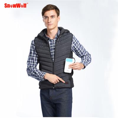 China Anti-Shrink Adjustable USB Charging Battery Operated Men's Vest Hunting Waistcoat Vest Passionate Vest Sleeveless Vest for sale