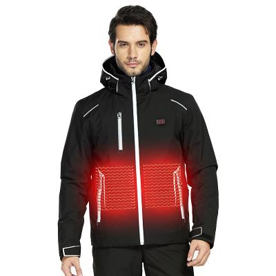 China Battery Electric Heated Ski Heated Snowboard Jacket Breathable Heating for sale