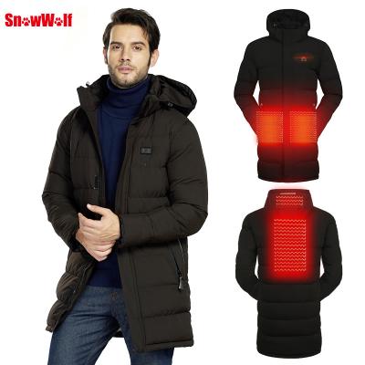 China Heated Battery Heating Heated Winter Coat Waterproof Outdoor Jackets Men Plus Size Jackets USB Electric Thermal Men's Clothing for sale