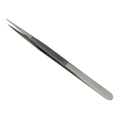 China M Titanium Medium Titanium Diamond Tweezers High Quality Jewelry ID Selection Tools OEM Fluted Tip Slick Lock Gemstone Tweezer for sale