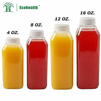 China Wholesale Eco-friendly 500ml 1 Liter Round Square Empty Plastic PET PLA Mineral Water Bottle For Juice Drink With Screw Top for sale