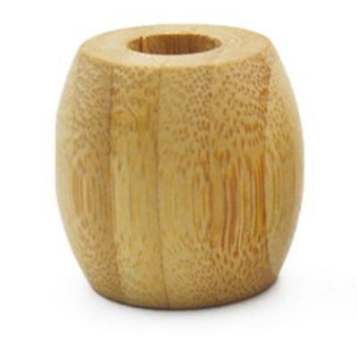 China Creative Custom Toothbrush Base LOGO Bamboo Wood Base Bamboo Toothbrush Holder From China for sale