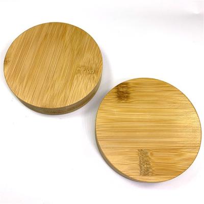 China China Wholesale Custom Size Low Price Bamboo Cup Lid Sealed Glass Wooden Bamboo Lid for sale