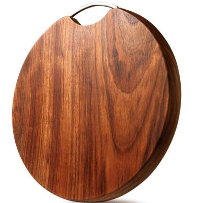 China Household Disposable Creative Round Wood Crafts Panel Kitchen Solid Wood Board for sale