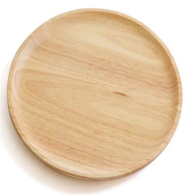 China China Wooden Pizza Tray Household Dish Food Board Steak Wood Tray Western Cake Cutting Board for sale