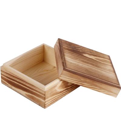 China China low price custom solid wood multifunctional storage box wooden storage box for sale