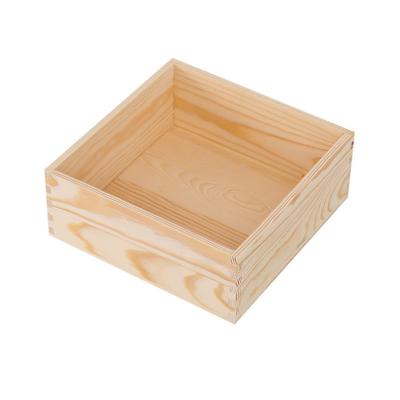 China Europe Factory Custom High Quality Handmade Storage Box With Hinged Lid for sale