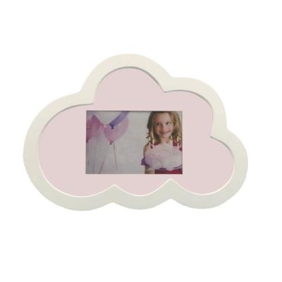 China Wholesale Custom Material Processing Cloud Creative Wooden European Children's Photo Frame Eco-friendly Photo Frame for sale