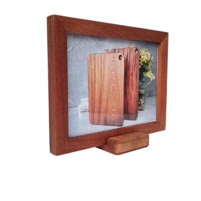 China Retro Creative Solid Wood Wooden Photo Frame Three-Dimensional Craft Photo Frame Eco-friendly Material for sale