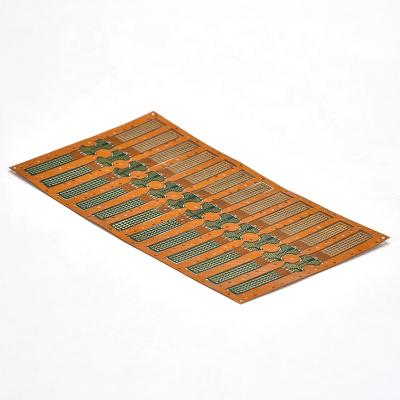 China Healthcare And Monitoring Prototype Multilayer Custom Flexible PCB 0.3mm Brown Manufacturing Double Side PCB for sale