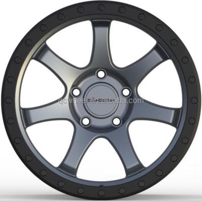 China High quality aluminum ALLOY A356.2 china good prices steel off road 4x4 wheel rims 4WD 15inch 16inch 17inch 18inch 006 for sale